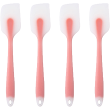 Innovatives Silikonspatel-Set, ergonomischer Komfortgriff, hitzebeständig bis 230 C, Edelstahlkern, geruchsneutral und BPA-frei, nahtloses Design