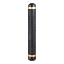 Metal Cigar Tube Portable Aluminum Travel Cigar Case Humidor Holder For 1 Cigar, Fits 170mm X 22mm Cigar, Black