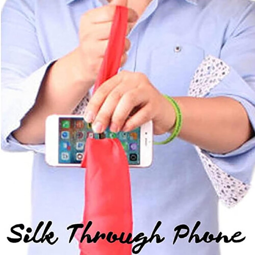 Comedy Magic Silk Trick  Beginner Magician Gag Prop for Silk Phone Penetration 2