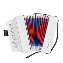 10 Keys Concertina Musical Instrument ABS Boys Girls Christmas Gift