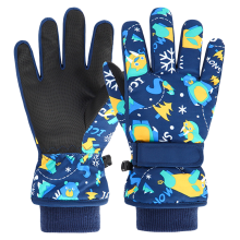 Guantes para deportes de invierno, guantes de esquí de invierno con palma antideslizante para actividades en la nieve transpirables, guantes