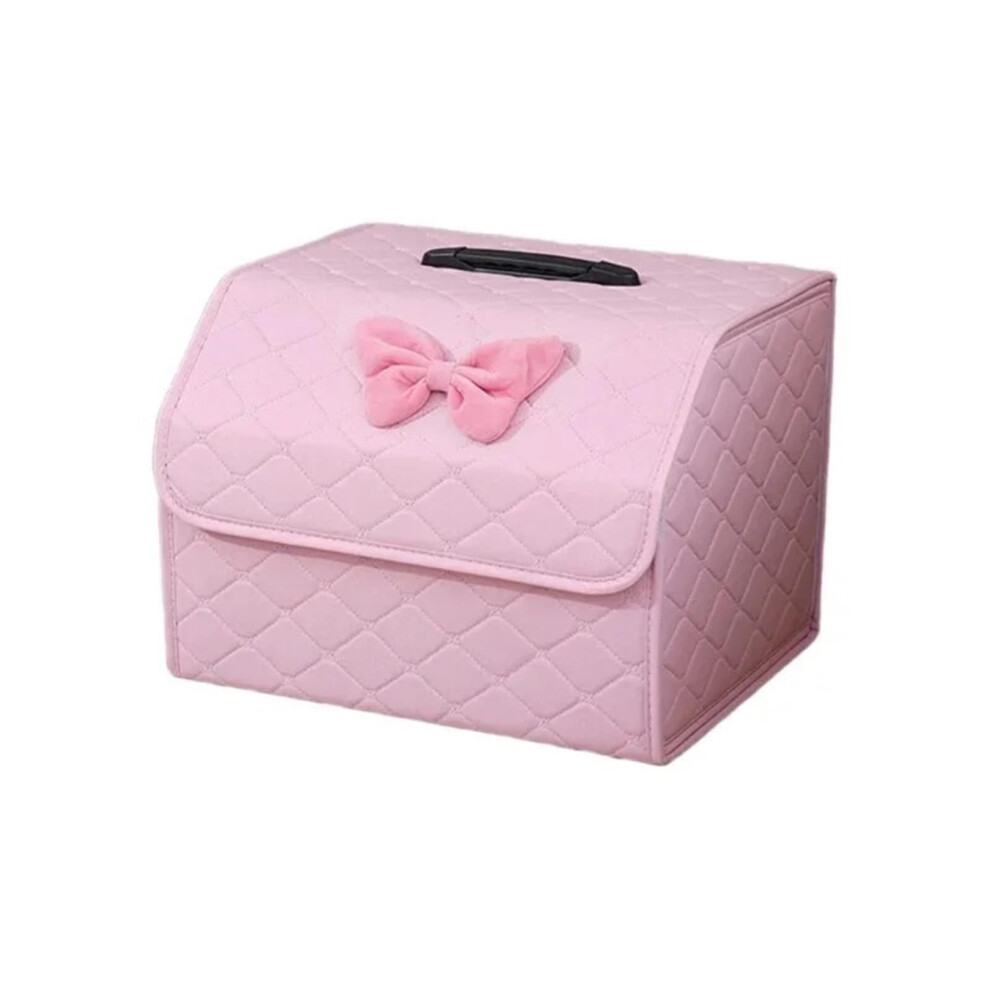 Foldable Waterproof Car Trunk Organizer Large Capacity Multicompartment Boot Storage Box Pink 9339159783306