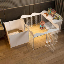 Cat Playpen Metal Pet Playpen, Kennel, Foldable for Guinea Pigs, Rabbits, Puppies
