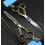 Retro haircutting scissors, thinning scissors, barber scissors set, barber scissors tool 1
