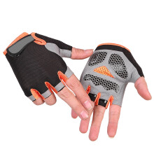 Gants de vélo avec coussinets en silicone absorbant les chocs et fermeture ajustable au poignet. Idéaux pour le fitness et les activités de plein