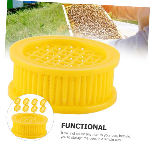 Plastic Queen Cage Catcher Traps for Beekeeping Boxes Pack of 10 2
