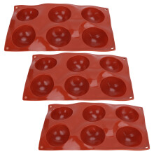 3 Stücke Halbkugel Silikonform DIY Backen