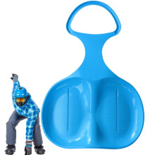Skiing Boards For Kids Outdoor Winter Skiing Boards With Handles Downhill Sled Snowboard Sleigh For Kids