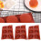 3 Stücke Halbkugel Silikonform DIY Backen 10