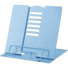 Verstellbarer Leseständer aus Metall, ergonomisch geformt für Lehrbücher, Zeitschriften und Tablets, robust und tragbar, unterstützt eine
