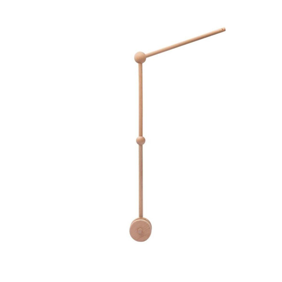 Wooden Baby Mobile Hanger for Crib, Elegant Design Beech Wood Baby Crib Mobile Arm for Baby Girl Nursery Decor