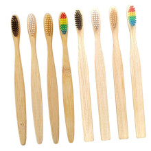 Pack of 20 Toothbrush Mini Toothpaste Tufts Plaque Remover for Teeth Bamboo