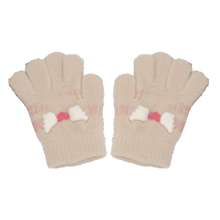 Guantes térmicos infantiles para invierno, suaves y cómodos, con puños elásticos, manoplas de punto, diseño ligero, idea de regalo, guantes