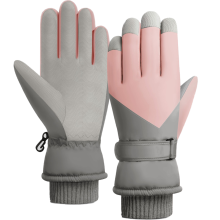 Guantes de invierno para hombre y mujer, impermeables, compatibles con pantallas táctiles, aislantes para mayor calidez y comodidad, adecuados para