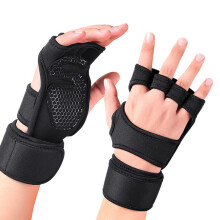 Luvas de treino versáteis: Luvas para levantamento de peso com suporte de pulso ajustável, respiráveis e confortáveis para homens e mulheres.