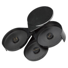 Rotating Cocktail Salt Sugar Storage Box ABS FoodSafe Material Compact Bar Seasoning Tray For Home Bar Parties