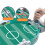 Pinball Game Table, Interactive Game with Tabletop Football Action, Child Interactive Table for Skill Development, Desktop Interactive Game Enhancing 7