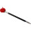 Professional Plastic Magic Wand Transforms into Rose Flower for Stage Performances and Closeup Magic Tricks Props 4