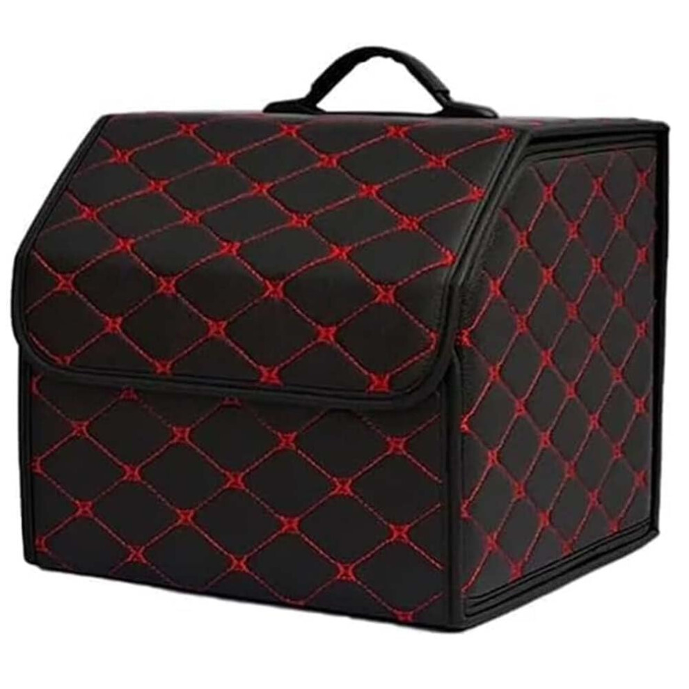 Car Trunk Organizer Box Foldable Waterproof Durable Boot Storage Blackred 9001264465421