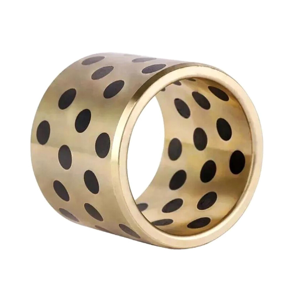Brass Lubricated Graphite Copper Sleeve Oil Bushing Selflubricating Bearing Inner Diameter 1620Mm 18X24x15mm 2Pcs 9001264464868