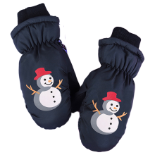 Guanti da sci invernali unisex caldi, traspiranti, a tre strati, in pile spesso con membrana in TPU, per prevenire l'ingresso di neve e aria fredda,