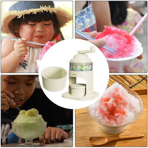 Ice Shaving Machine Small Ice Crusher Cartoon Snow Cone Machine Crushed Ice Making Machine Cone Making Machine 2