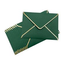 50 pcs/pack 18.5 cm x 13.5 cm Envelopes Wedding Invitation Envelope Bags (Green 50pc)