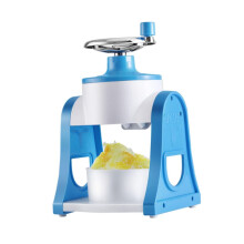 Manual Ice Crusher Machine For Home Use Mini Hand Cranked Blue Shaved Ice Maker Detachable Design Snow Cones Slushies