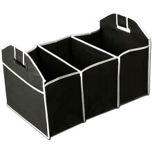 Car Trunk Organizer Foldable Large Capacity Tools Box Black