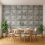 Concrete 3D Ceiling and Wall Decorative Panels 2m2 2
