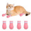 Cat Claw Covers, AntiScratch Adjustable Cat Foot Cover, Pink, 4 Pack 1