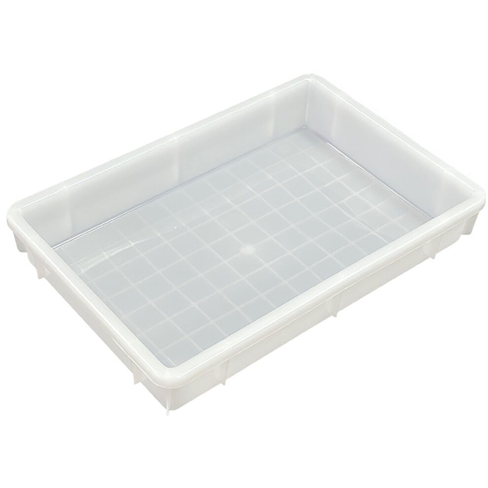 Oil Drain Pan For Changing, Leakproof Plastic Tray, 71X59x8 Cm/28X23x3 In, For Cars And Machinery White 9001264467357