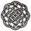 Round Cast Iron Coaster Heat Insulation NonSlip Vintage Pattern For Kitchen And Dining Table Decor 1