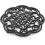 Round Cast Iron Coaster Heat Insulation NonSlip Vintage Pattern For Kitchen And Dining Table Decor 5