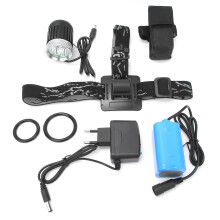 Oplaadbare fietskoplamp en -achterlicht in één, hoge lichtopbrengst, USB-voeding, instelbare helderheid, lange gebruiksduur, duurzame constructie,
