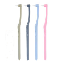 Interdental Gum Brush for Orthodontic Braces, Sensitive Gums, Deep Cleaning (4 Colors) Pack of 4
