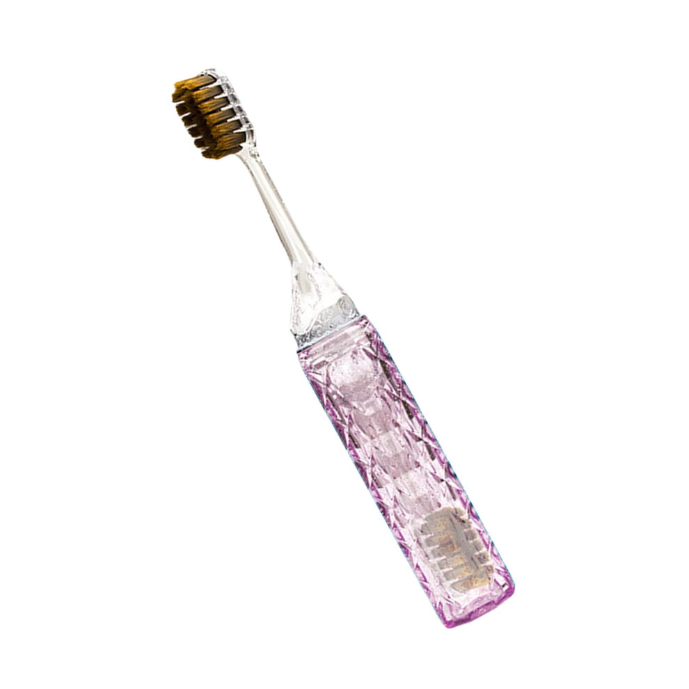 Space Saving Foldable Toothbrush Ergonomic Toothbrush Suitable for Travel Adult Space Saving Resin Toothbrush