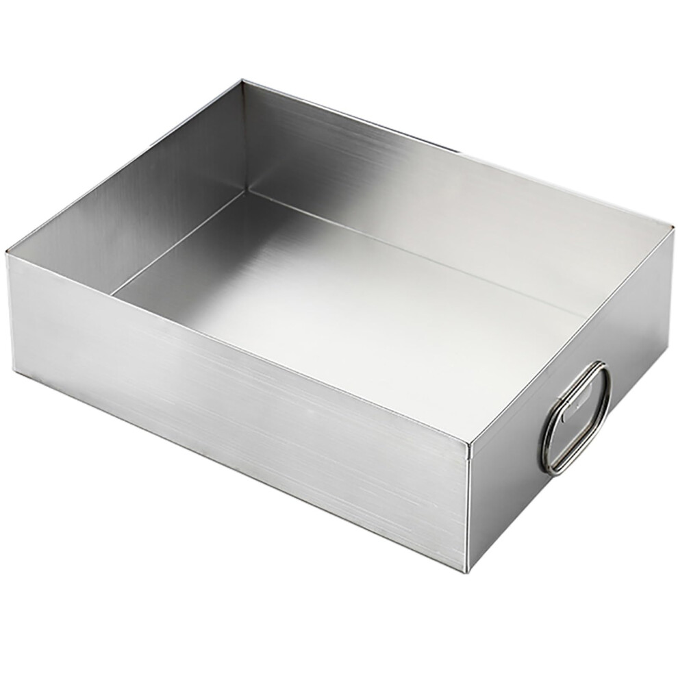 Oil Catch Pan Stainless Steel Drip Tray With 2 Side Handles For Cars Refrigerators Kitchens Washing Machine Drain Pan 9119770310118