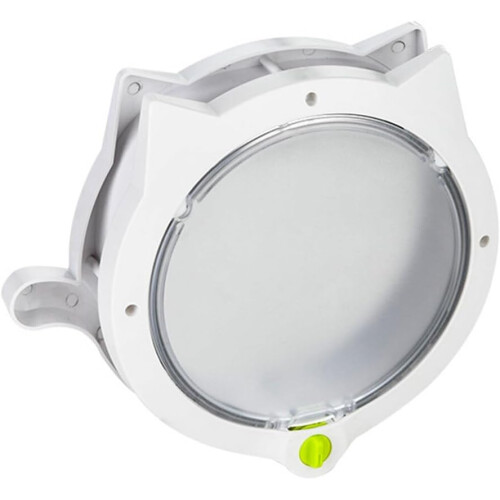 'Door Cat Flap Shape, Solid Installation, Simple, Weatherproof, Plastic, Quiet Privacy Screen for Door Head, Solid Cat' 2