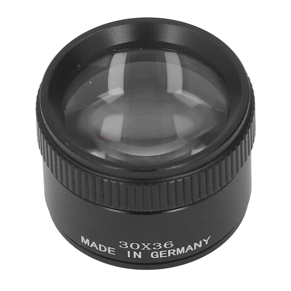 30x Jewelry Magnification Clear Imaging Optical Lens Magnifying Loupe for Reading, Coin Inspection, Zinc Alloy Material