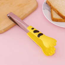 Pinça para Cozinhar e Servir Alimentos, Resistente ao Calor, Antiaderente, Segura para Utensílios de Cozinha, Design Bonito, Pinça Multiuso em
