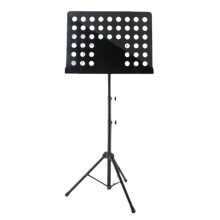 Music Stand Shelf Guitar, Violin, Liftable Foldable, Portable, Black
