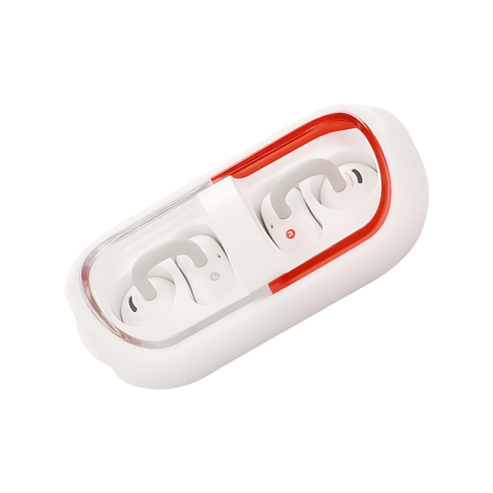 Shockproof Silicone Protective Sleeve For Earphones, Dustproof, Lightweight, Precise Fit, Secure Grip, White 9323874551838
