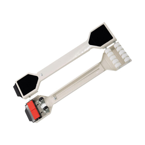 Appliance Rollers Fridge Mover And Washing Machine Stand Wheels White Heavy Duty Extendable Base
