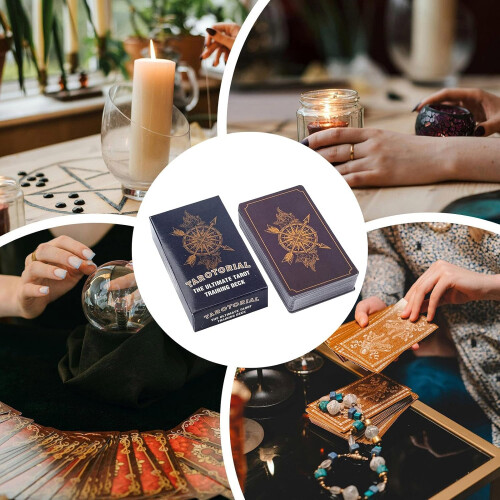 Generico Beginner Tarot Deck, 78pcs Vibrant Illustrations English Reading 2