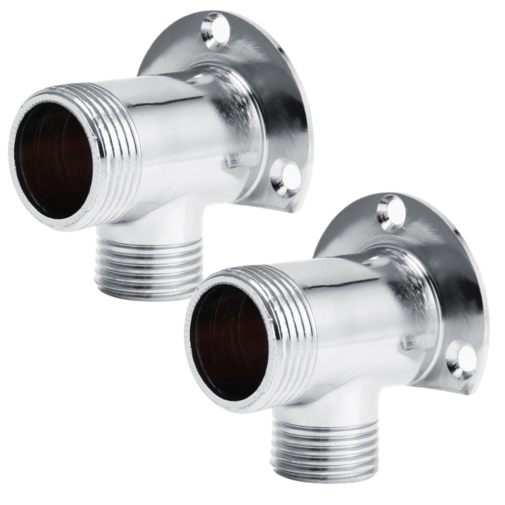 Copper Shower Converter For Bathroom Renovation Projects, Standard Interface Wall Mount Adapter For Handheld And Rain Showers, Brass Elbow With G1/2 T 9454554964287