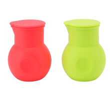 Pot à fondre le chocolat en silicone souple, en résine de silicone de qualité alimentaire, pour micro-ondes, lot de 2.