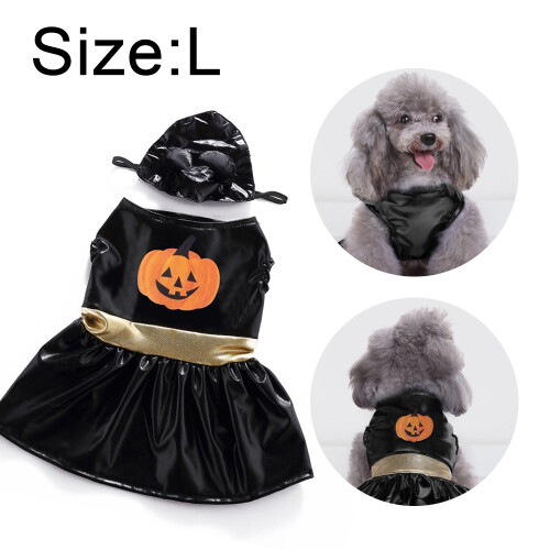 Στολή κατοικίδιου για το Halloween, μοντέρνο στυλ, χαριτωμένα σχέδια, αμάνικο μαύρο 1