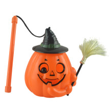 Všestranné halloweenske dekorácie, kvalitný materiál, mini halloweenske vedro, funkcia čarodejnice s metlou, vhodné pre rôzne scény vrátane