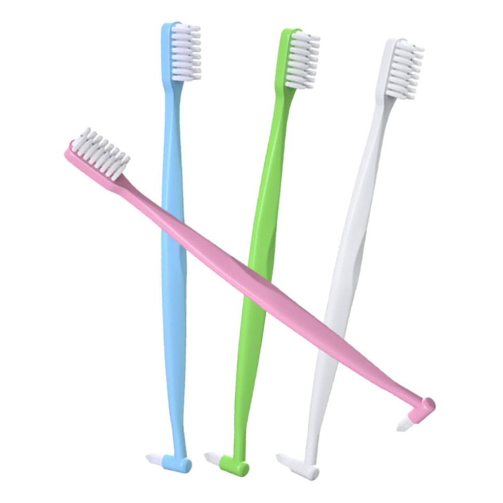 Interdental Toothbrush DoubleHeaded for Oral Cleaning, Portable for Braces